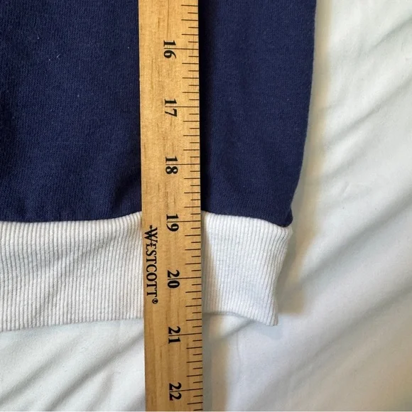 Colorblock American Flag Crewneck Sweater - Picture 7 of 8